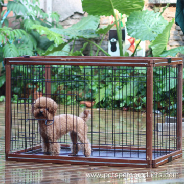 Serviceable Folding Expandable Main dog wooden fence Gate